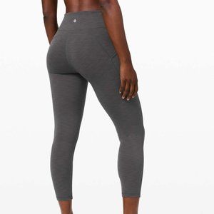Lululemon Invigorate High-Rise Tight 25" Heathered Graphite Grey 4